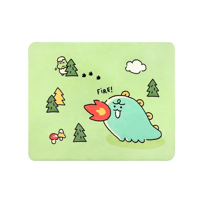 죠르디 대형 양털 담요 다이노