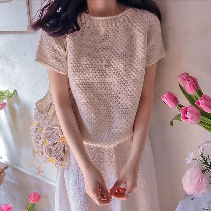 리린 슈베딘 와플링 봄가을 탄탄유연한 니트 2896269