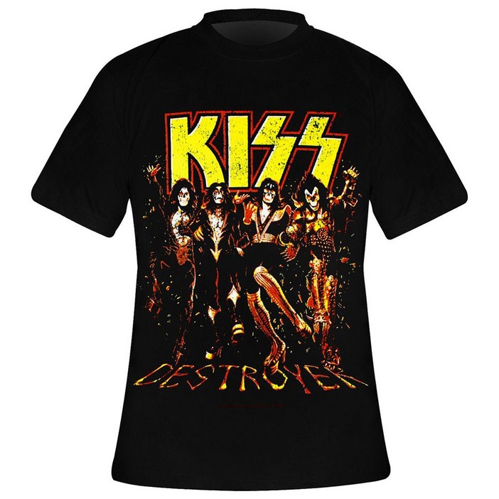 KISS Destroyer Skulls 반팔티