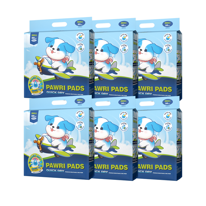 포우리 퀵드라이 강아지 배변패드, 6세트, 50개입