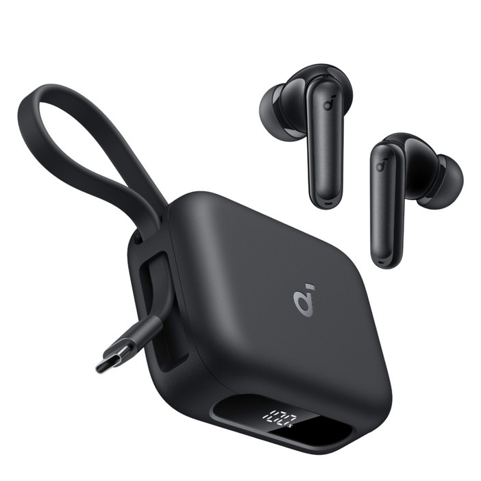 앤커 사운드코어 P41i 노이즈캔슬링 블루투스이어폰, 블랙, A3937