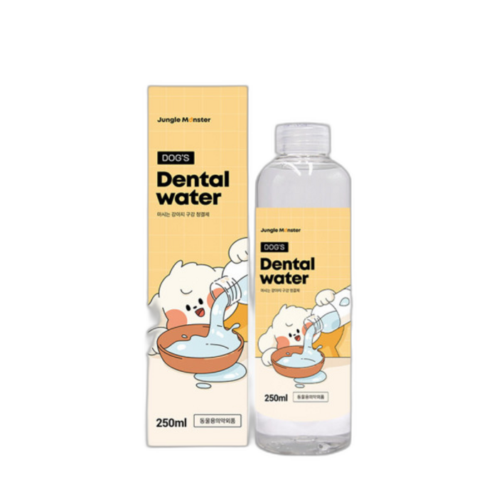 정글몬스터 마시는 강아지 치약 독덴탈워터 구강청결제 입냄새제거 구취제거
