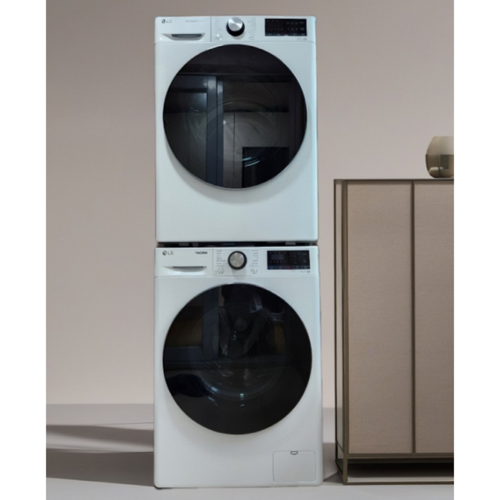LG전자 TROMM트롬 세탁건조기세트 세탁12kg건조10kg F12WVA10WBF12WVARH10WTA 화이트