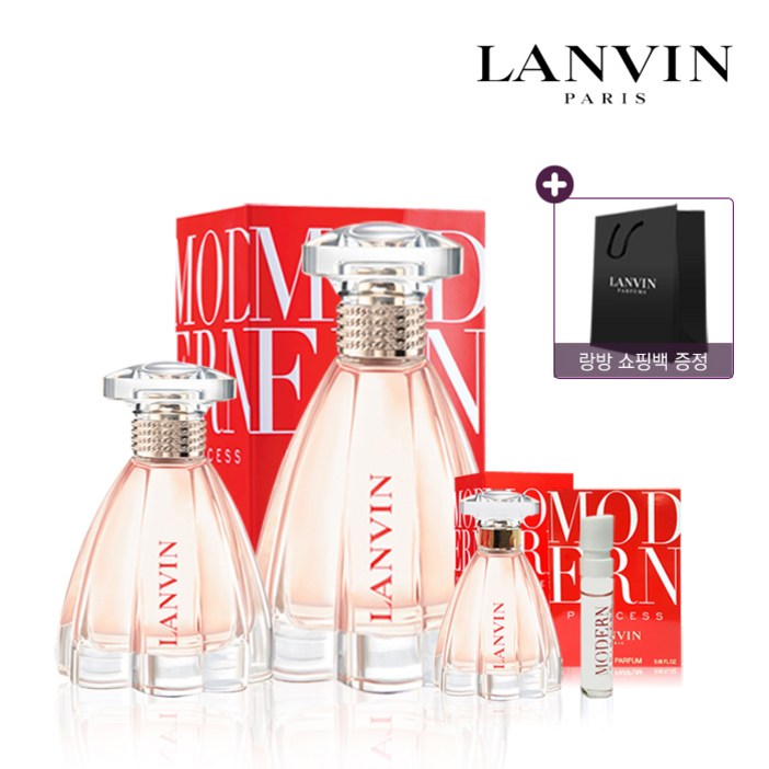 랑방 공식수입  랑방  모던 프린세스 EDP 30+90 대용량 풀세트 (본품30+증정90+미니+스틱+쇼핑백)