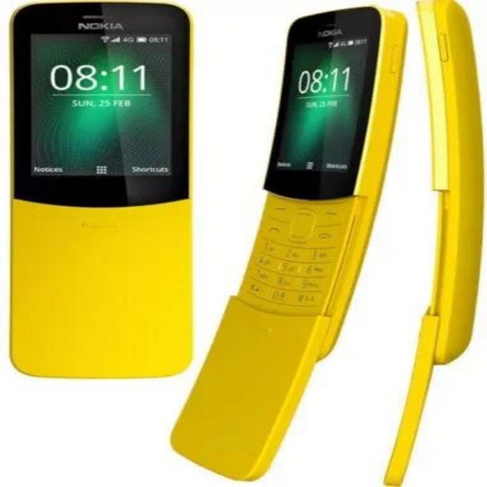 노키아 8110 4G LTE 듀얼 SIM 휴대폰, 4GB 512MB 바나나 심 프리 와이파이 GPS 슬라이드, KaiOS 오리지널 노키아 8110 4G LTE 듀얼 SIM 휴대폰, 4GB 512MB 바나나 심 프리 와이파이 GPS 슬라이드, KaiOS 오리지널