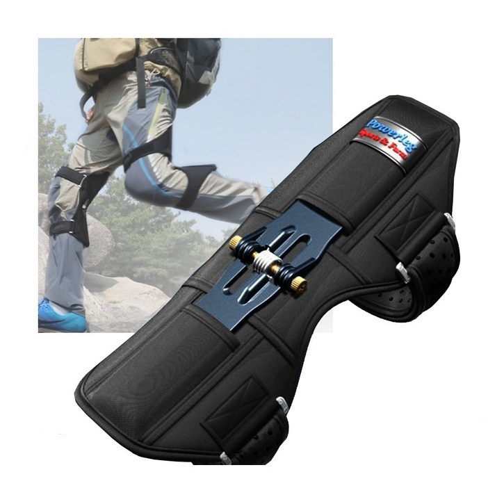 본사직영 특허 기능성 무릎보호대 고탄력 스프링 장착 무릎파워증강기 충격완화 관절보호, 1개