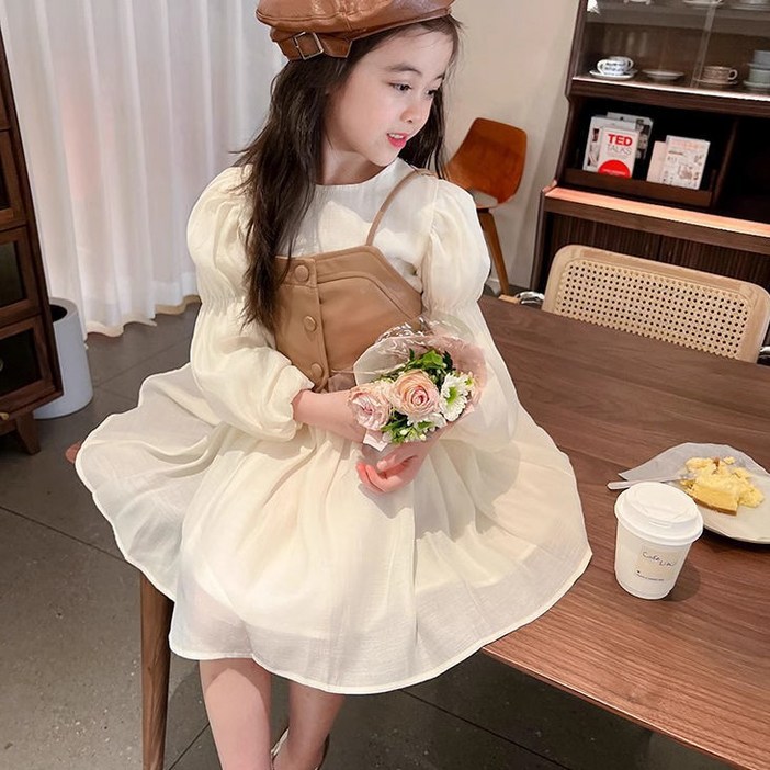 여아 화이트 원피스 / 유치원 결혼식