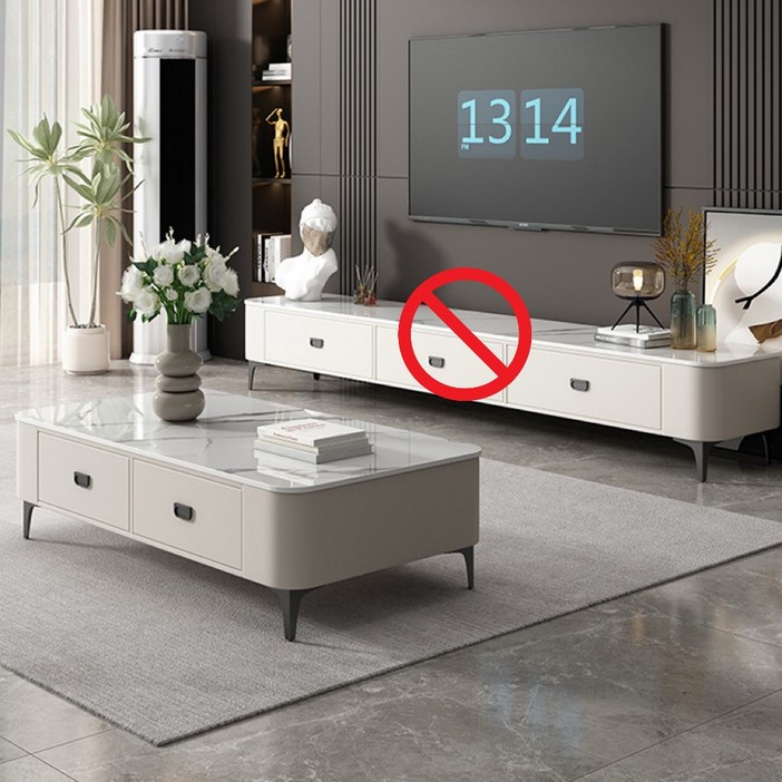 BYOU 모던 심플 세라믹 거실테이블  원목 수납 소파테이블 인테리어 테이블 1000  1200  1300