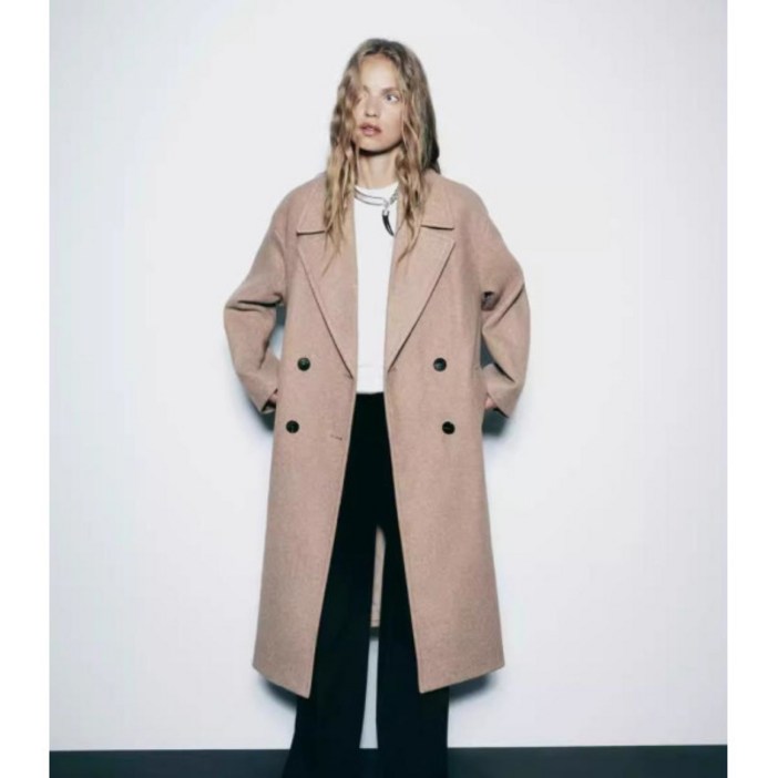 zara 자라 여자울모직코트 더블롱코트  30H1110