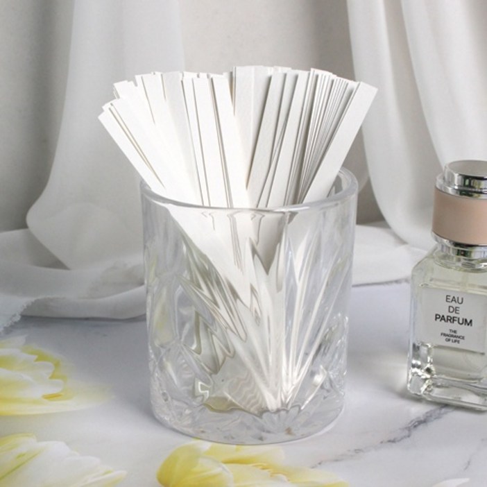 시향지  0.7cm X 13cm  100매입 향수 시향테스트지 캔들바다 화이트 백색 시향지