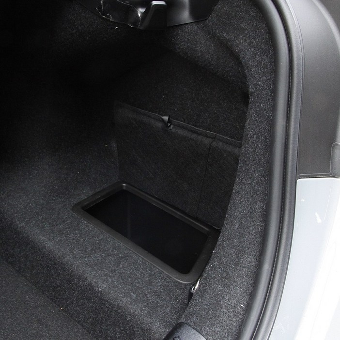 [주주파츠몰] BMW 5시리즈 G60 트렁크 사이드 수납함 덮개 뚜껑 호환 용품, 블랙