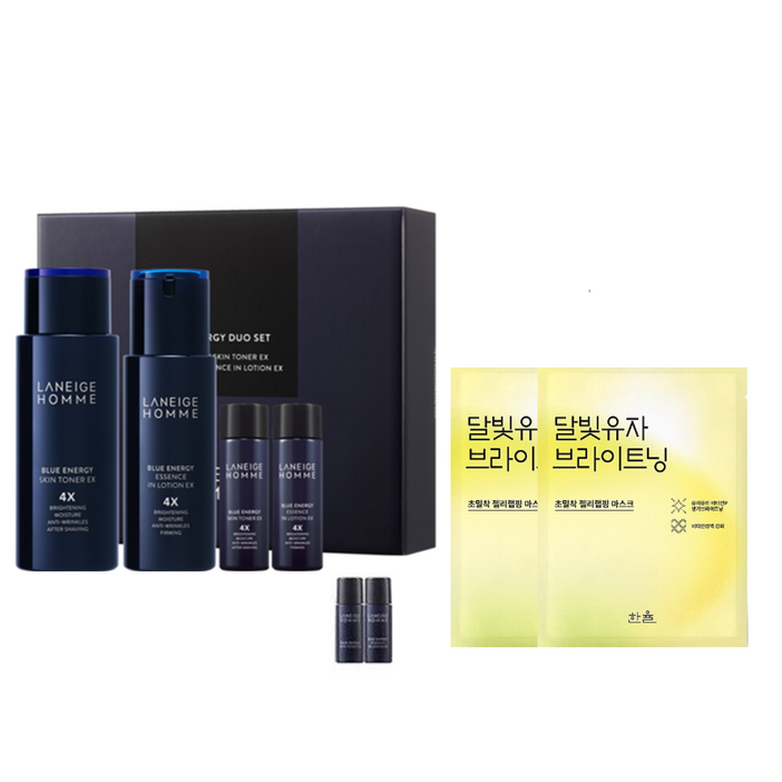 라네즈옴므 블루에너지 EX 2종 세트5ml2마스크팩2