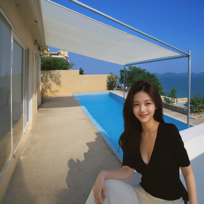 제일그늘애 썬세이드 햇빛 차광 그늘 가림 막, KR아이보리