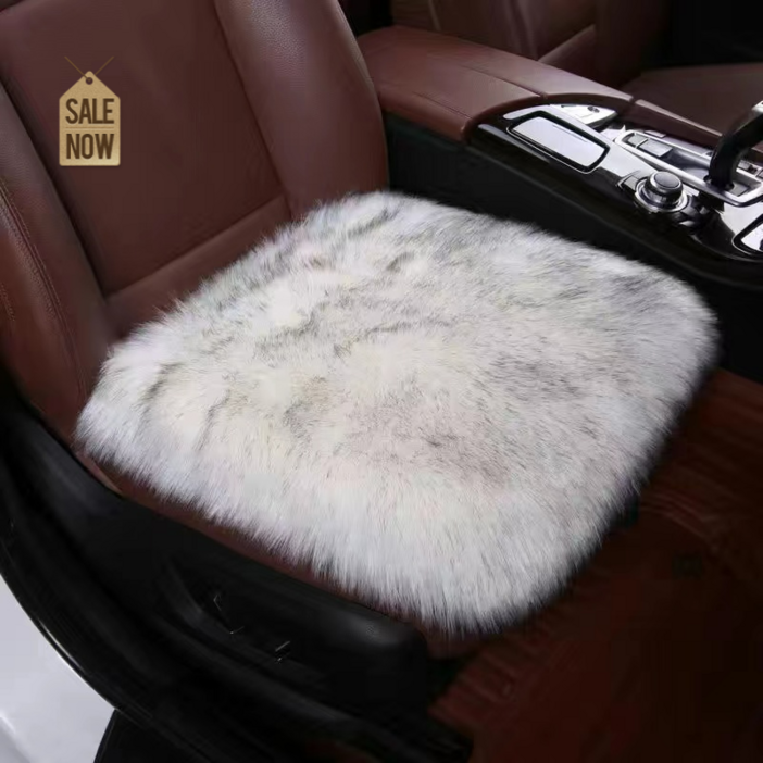 11 천연양모 차량용 양돌이방석 차량용 겨울방석 털방석 포근한 시트 커버 포근한 시트