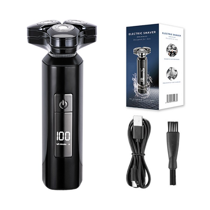 WENIZ 남자 전기면도기 IPX7 완벽방수 , CP5803, 블랙