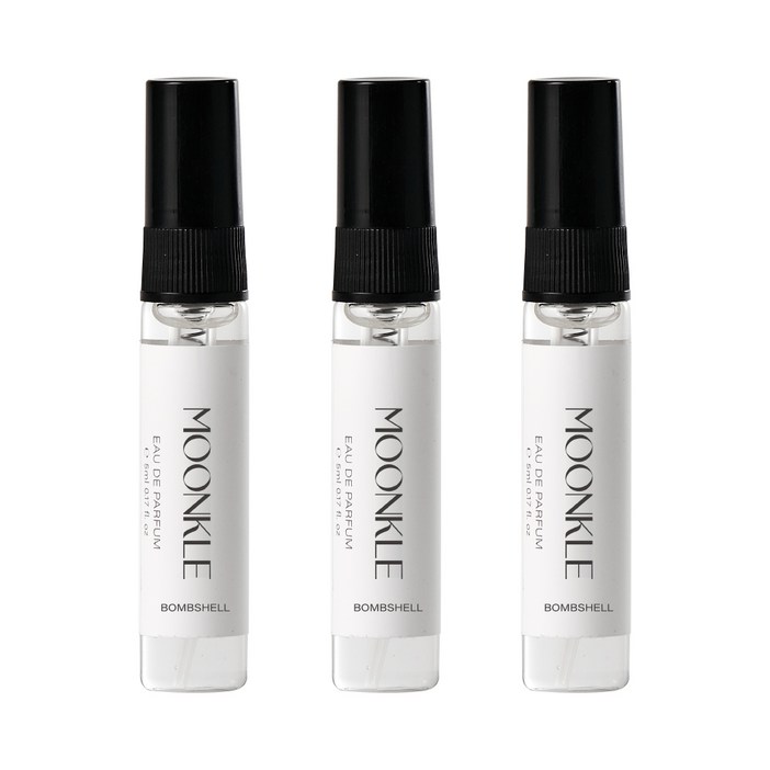 뭉클 밤쉘 니치향수 미니어처, 3개, 5ml