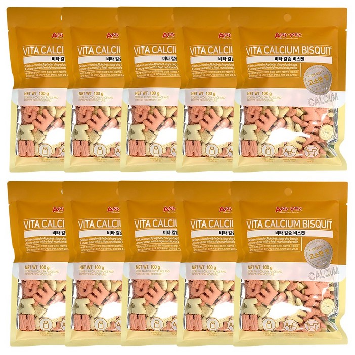 애니펫 강아지 비타 칼슘 비스켓 100g