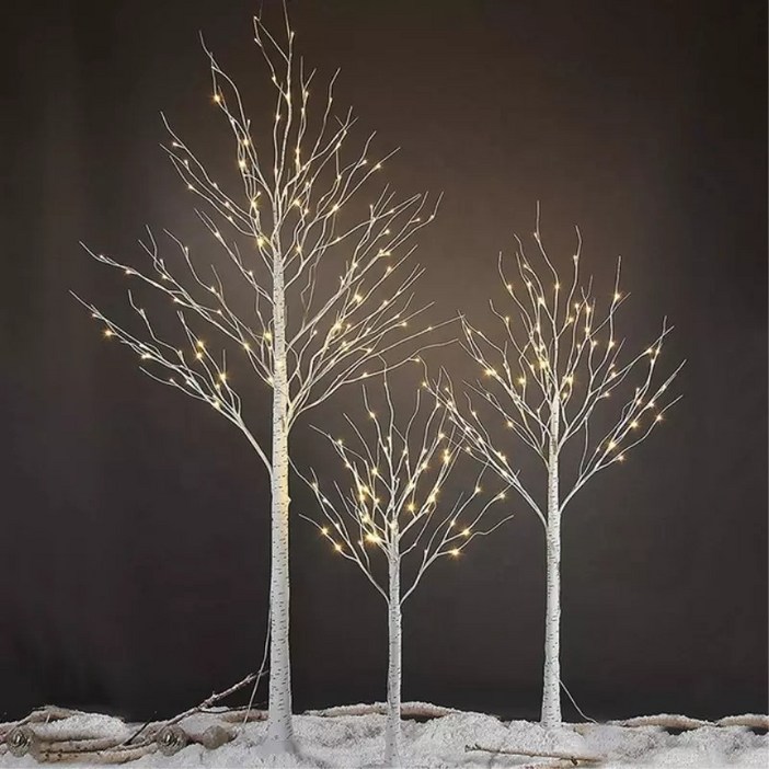 자작나무 LED 크리스마스트리 2종 150cm,180cm 구성