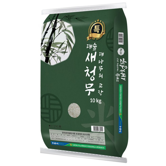 담양농협 대숲맑은담양쌀 새청무 10kg GAP 농협쌀 24년산 햅쌀