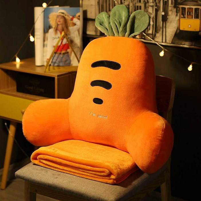 큐어백 직장인 오피스 허리 등받이 사무실 독서 쿠션