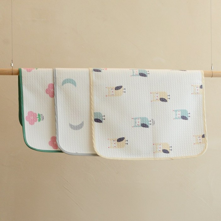 스칸디맘 오가닉 방수패드, 꽃, 1개