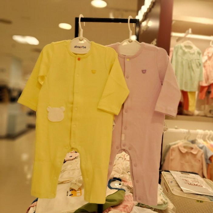 압소바 60세일 봄가을 임신출산백일선물강추 골지소재에 깜찍한 디자인 매장인기템  다나슬림 우주복 AY110621  2001아울렛 분당점