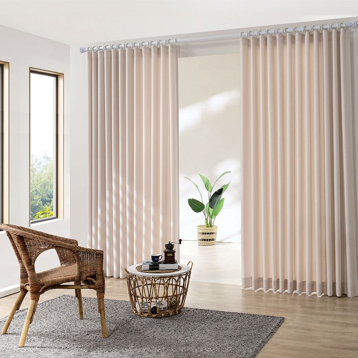 아로아 혜미커튼 무료배송 봄 여름커튼 높이맞춤가능 형상기억 자석끈증정 거실 안방 최고급 호텔식 세련된 색상 사계절커텐