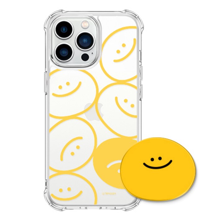 말랑말랑 드로잉 패턴 갤럭시 아이폰 젤하드 휴대폰 케이스아크릴톡