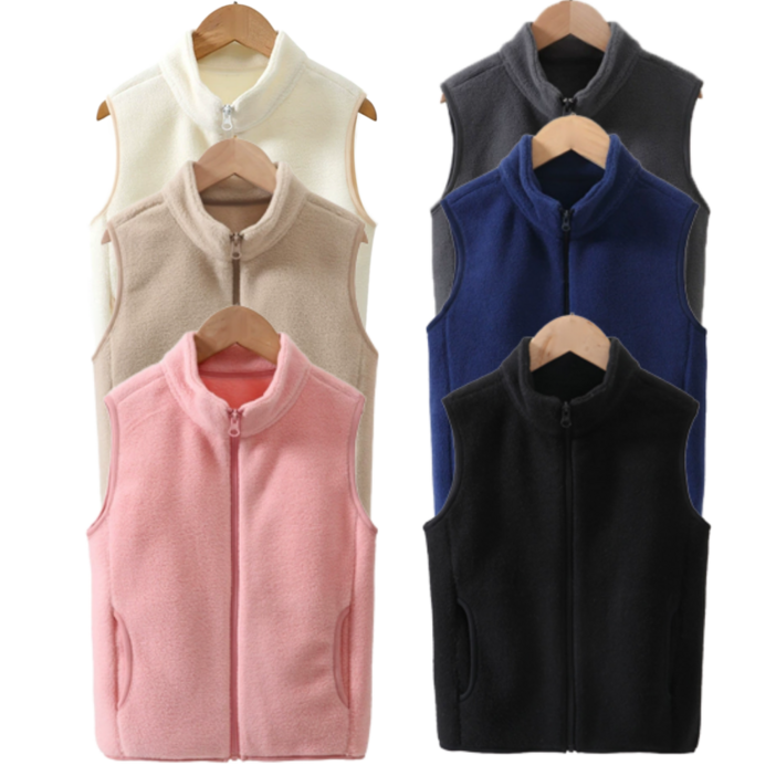 도도미아 남녀공용 폴라폴리스 조끼 후리스 베스트