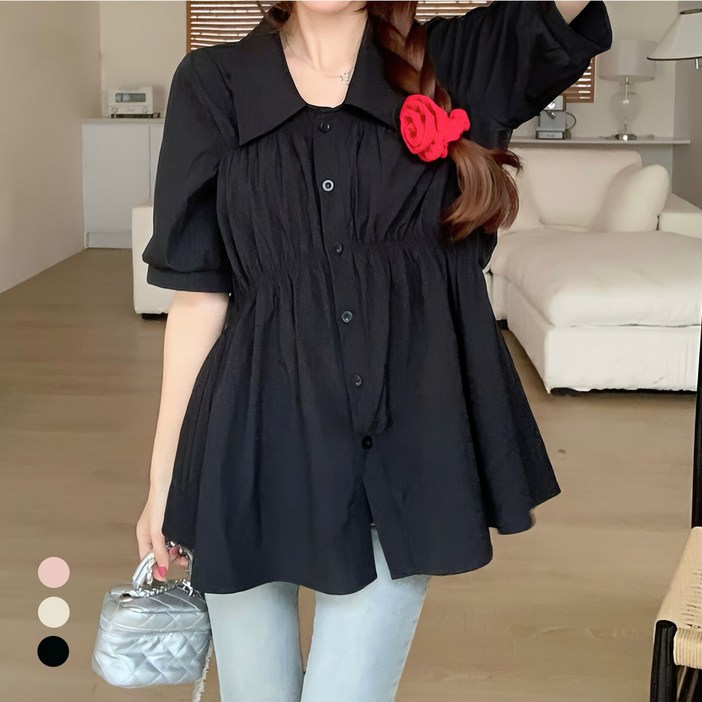 KARRA 셔링파스텔블라우스KB5MBL020C