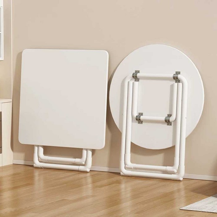 이케아접이식테이블 700 800 휴대용 심플 간이 원탁 밥상 식탁 사각 신혼집 라운드 티테이블