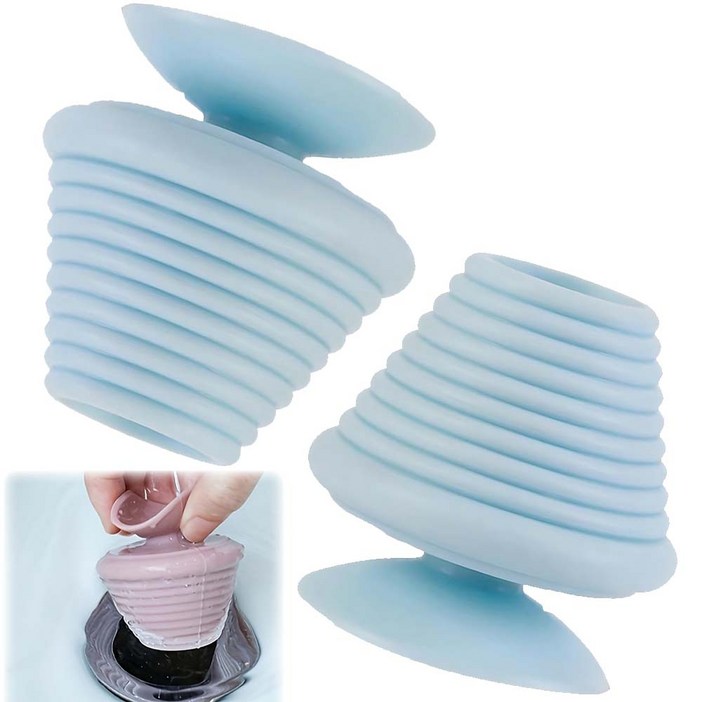 루이 세면대 배수구 고무마개 세트 욕실 싱크대 오버플로우 캡, 2개