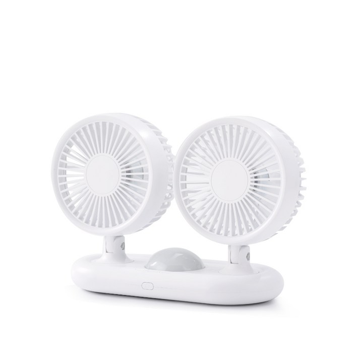 스피세프 무선 듀얼형 선풍기 차량용 가정용 LED 무드등 써큘레이터
