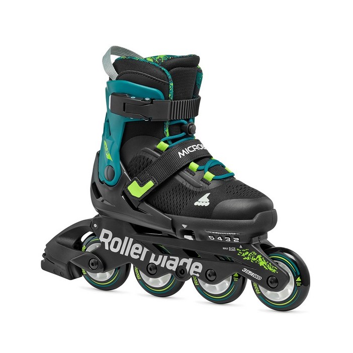 롤러블레이드 마이크로블레이드 XT 프리미엄 아동용 인라인, 페트롤그린