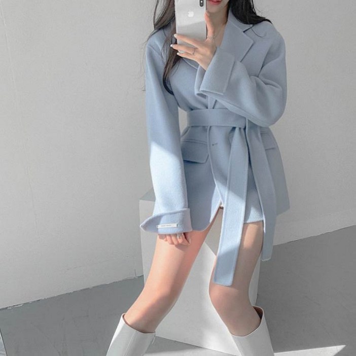 레티고 핸드메이드 여성 모직 자켓 코트 레티고 핸드메이드 여성 모직 자켓 코트