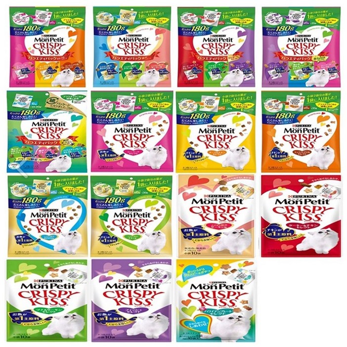 몬페티 크리스피키스 대용량 버라이어티팩(17종)