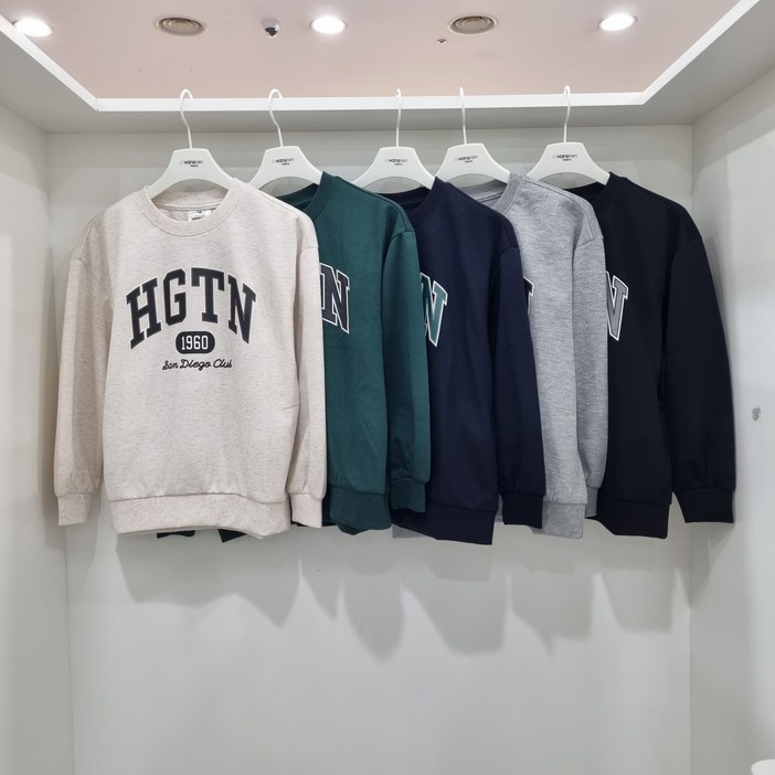 행텐주니어 깔끔하고 편안한 맨투맨 티셔츠1453003165207