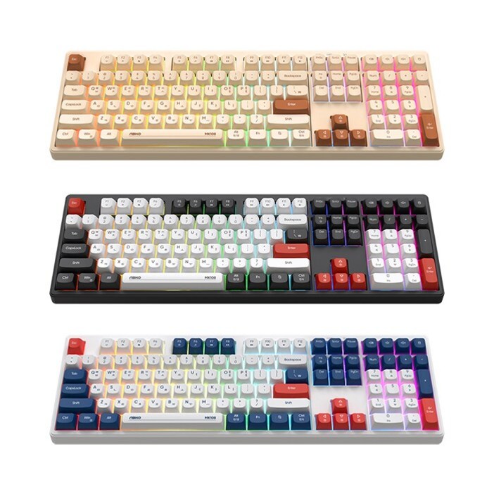 앱코 MK108W 무선 저소음 멤브레인 키보드