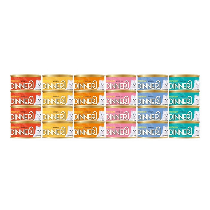펫아띠 프리미엄 디너캔 고양이용 85g, 24개