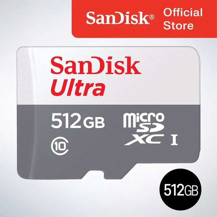 샌디스크코리아 공식인증정품 마이크로 SD카드 SDXC ULTRA 울트라 QUNR 512GB