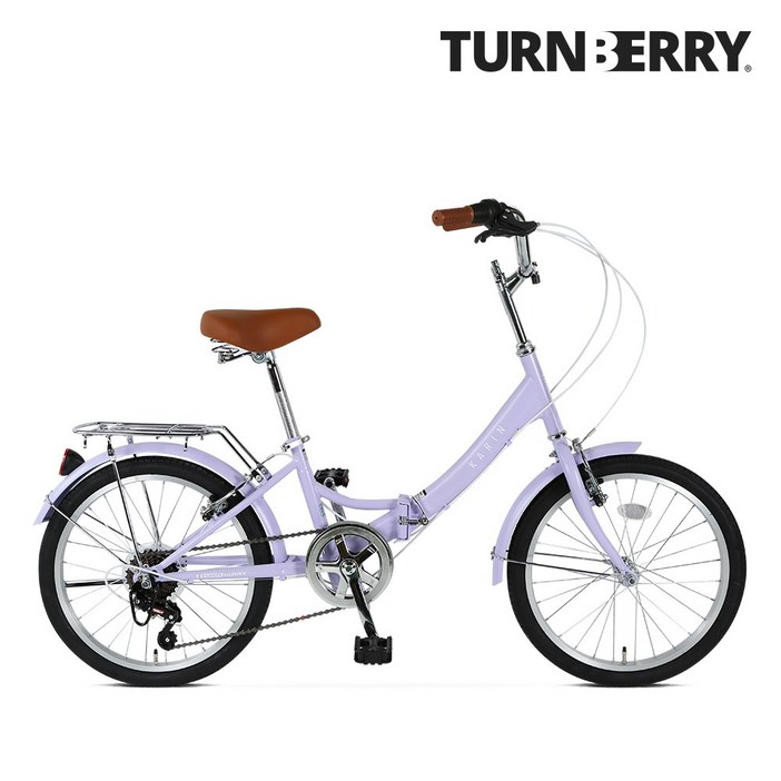 턴베리 카린 KARIN 20인치 7단 접이식자전거 폴딩 미니벨로 그립시프트 짐받이 출퇴근 등하교