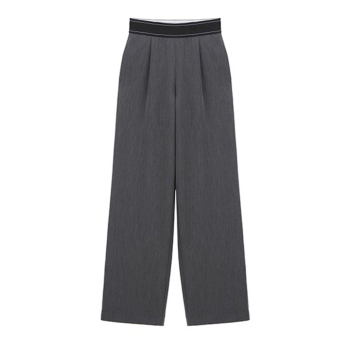 매장정품 셀렙샵에디션 CELEBSHOP EDITION 25FW 이밴드 세미와이드 슬랙스 그레이 2065198577_2 140900