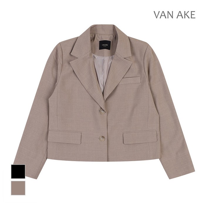 [반에이크] 투버튼 베이직자켓_VB2YJKQ404Z