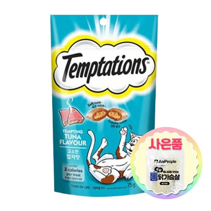 템테이션 고양이 간식 + 증정 통닭가슴살1개