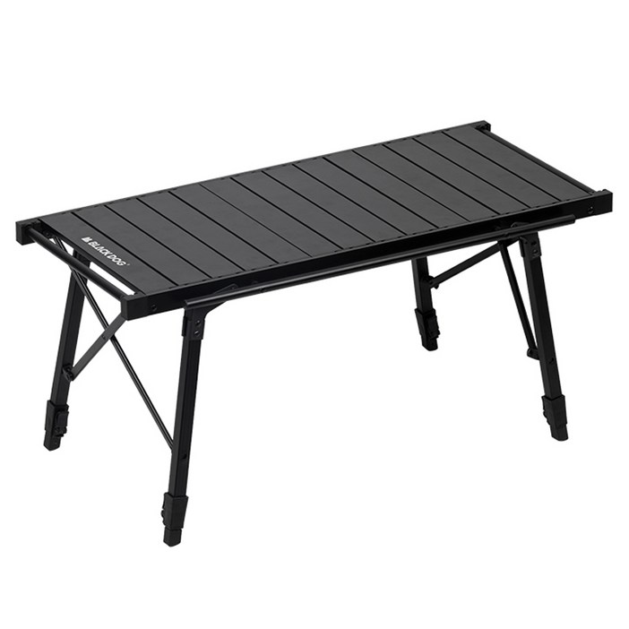 BLACKDOG 마렉스 IGT 폴딩 리프트 캠핑 테이블 CBD2450JJ034, 나이트 블랙