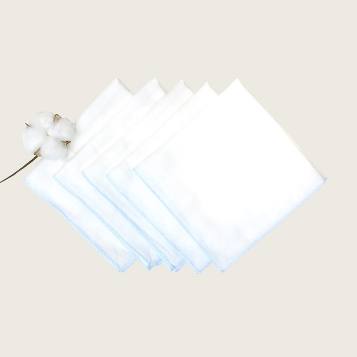 베이비앙 순면 대나무 밤부 오가닉 신생아 아기 가제 거즈 엠보손수건당일출고