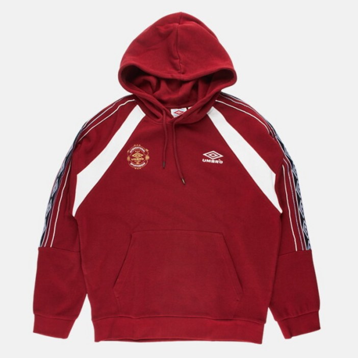 [엄브로] HBL 메모리얼 그래픽 스웨트 후드티 딥레드 UP421CHDO6