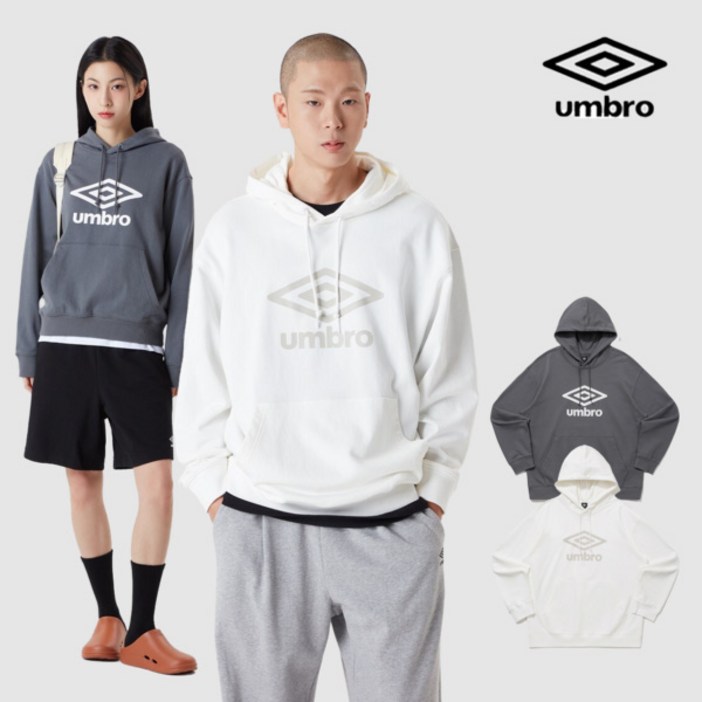 엄브로 에센셜 빅로고 후드 티셔츠 UQ123CHD18 2161400