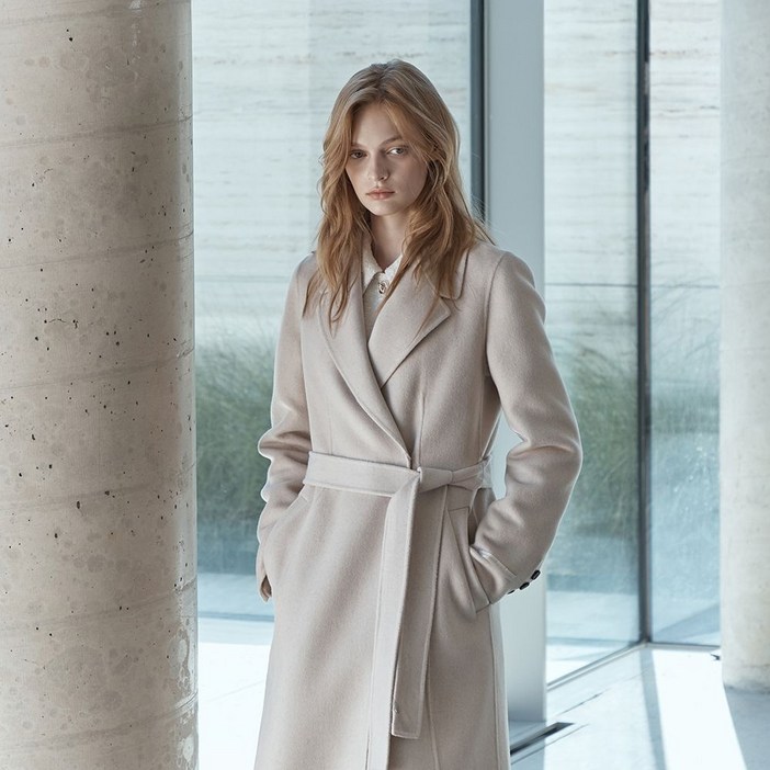 100정품 잇미샤 여성 코트 25 캐시미어 블렌디드 핸드메이드 ITPBZHL710 호캉스