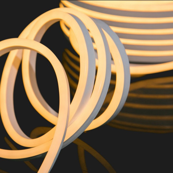 올판 AC220V LED 네온 플렉스 50m 간접조명 줄조명 줄네온 논네온, 1개, 전구색 50m